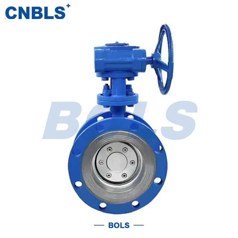 Worm Gear Drive Flange Type Metal Hard Seal Butterfly Valves